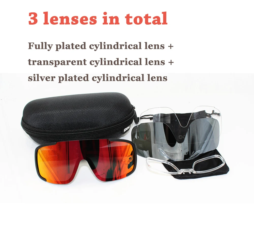 POC Aspire cycling glasses outdoor sports men running self mountain bike anti-sand wind goggles equipment