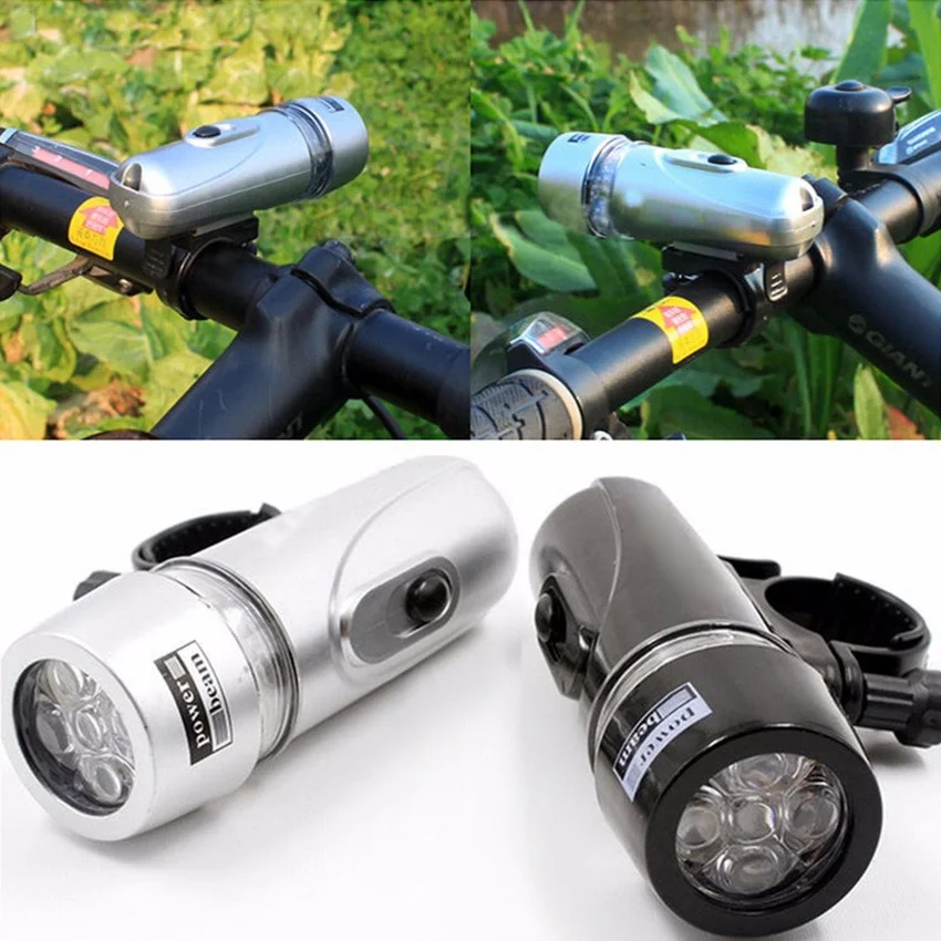 Perfect 5 LED Power Beam Front Light Bicycle Lights MTB Lamp Safety Lights for Bicycle Flashlight Cycling Accessories Front Bike Light 5