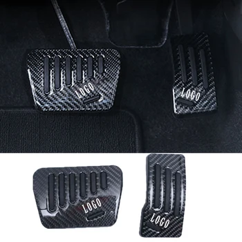 

Carbon Fiber Accelerator Brake Pedals For Mitsubishi Outlander 2013~2020 Car Accessories Protective Cover Gas Pedal Pads