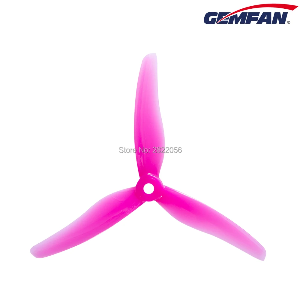 8 개/4 쌍 Gemfan 51433 5 인치 3 블레이드/트라이 블레이드 프로펠러 소품 FPV 레이싱 드론 용 CW CCW 브러시리스 모터 FPV 프로펠러