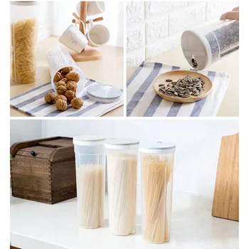 

Creative Multifunction Spaghetti Box Cutlery Noodle Storage Box Chopsticks Boxes Whole Grain Storage Tank Storage Box
