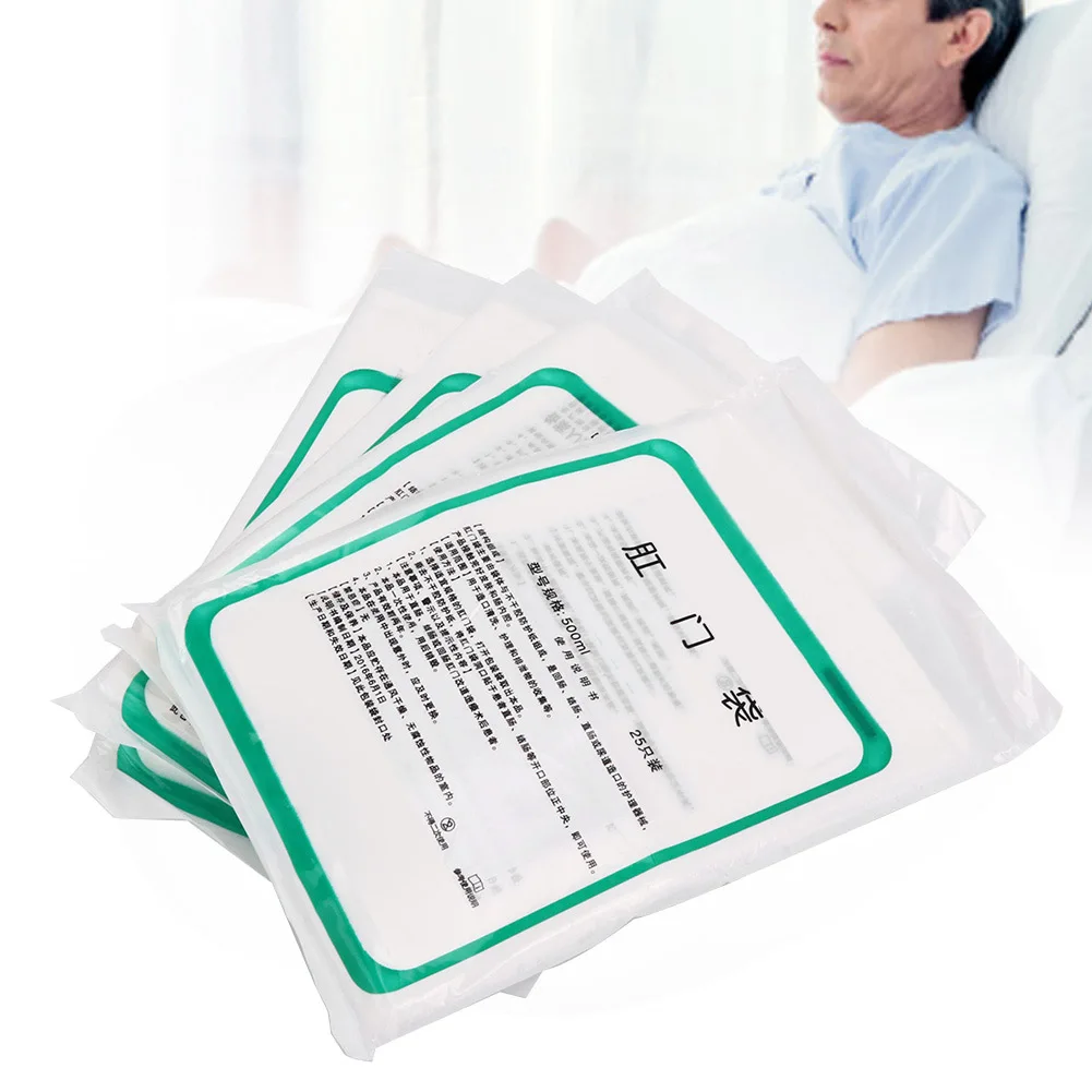 Disposable Colostomy Bag Skin-Friendly Cleaning Colostomy Pouch Bag Economical One-Piece System Portable Stoma Care Bags 100pcs colostomy bag