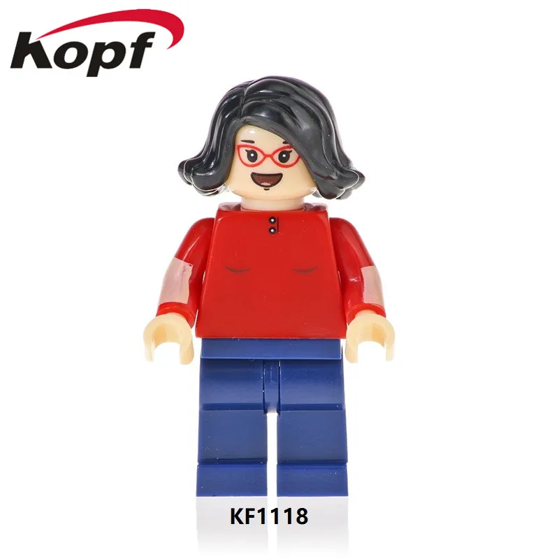 Одна строительных блоков Ne Zha Sun Wukong Bay Suzhen Xu Xian Ao Bing зеленые фигурки змеи для детей Коллекция игрушек X0274 - Цвет: KF1118  Without Box