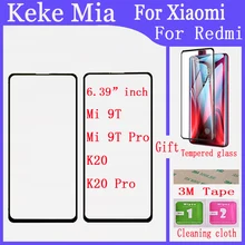 Lcd переднее внешнее стекло для мобильного телефона Xiaomi mi 9T 9T Pro сенсорный экран для красного mi K20 20 Pro передняя внешняя стеклянная панель Замена