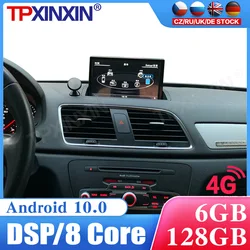 Reproductor Multimedia con Android 10 y navegación GPS para Audi, Radio de coche estéreo 2 din con 64GB, sin dvd, para Audi Q3