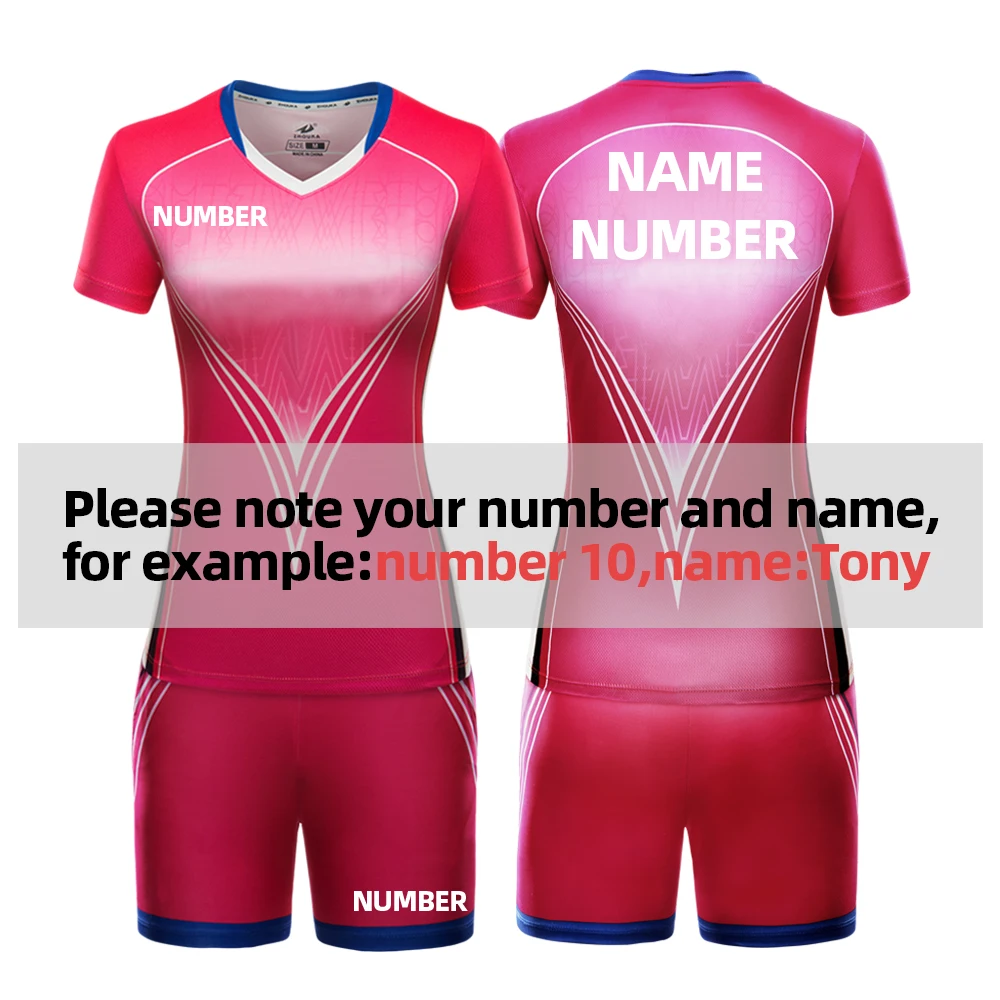 Volleyball Suit Match Team Uniform Name And Number Jersey Professional Volleyball Uniform Ventilation Training Suit