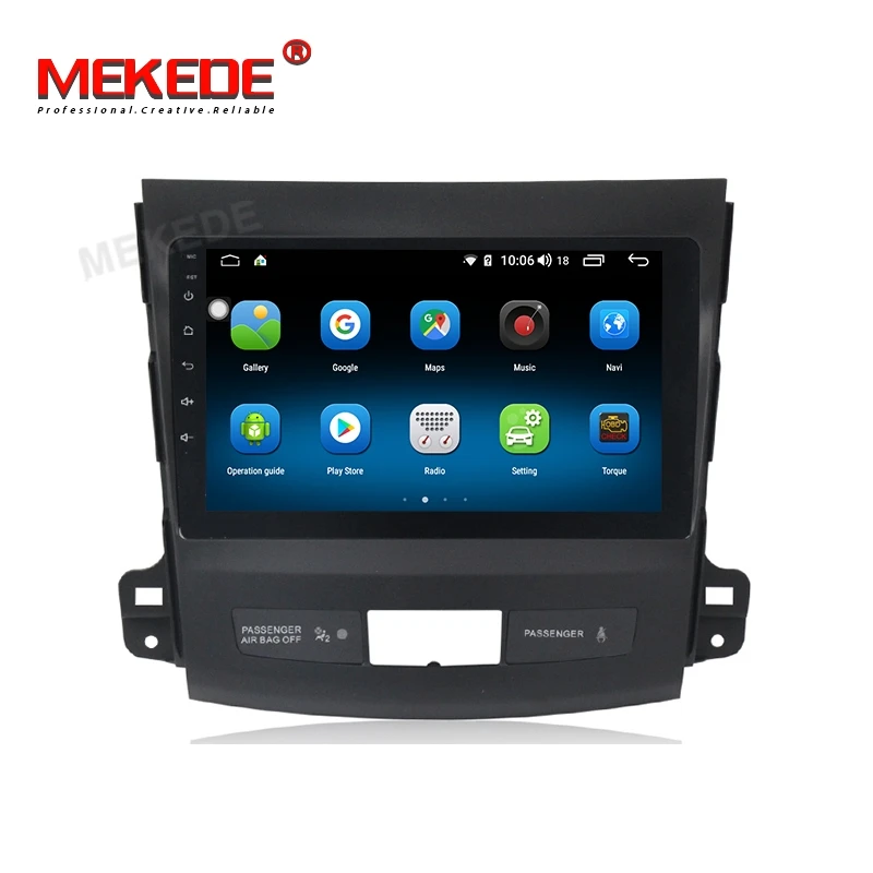 MEKEDE Android 9 4G LTE SC9853I автомобильный мультимедийный плеер для Mitsubishi Outlander xl 2 2005-2011 peugeot 4007/Citroen C-Crosser