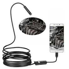 Caméra endoscopique serpent, objectif 5.5mm 8mm, câble de lumière Semi rigide, étanche pour appareil photo