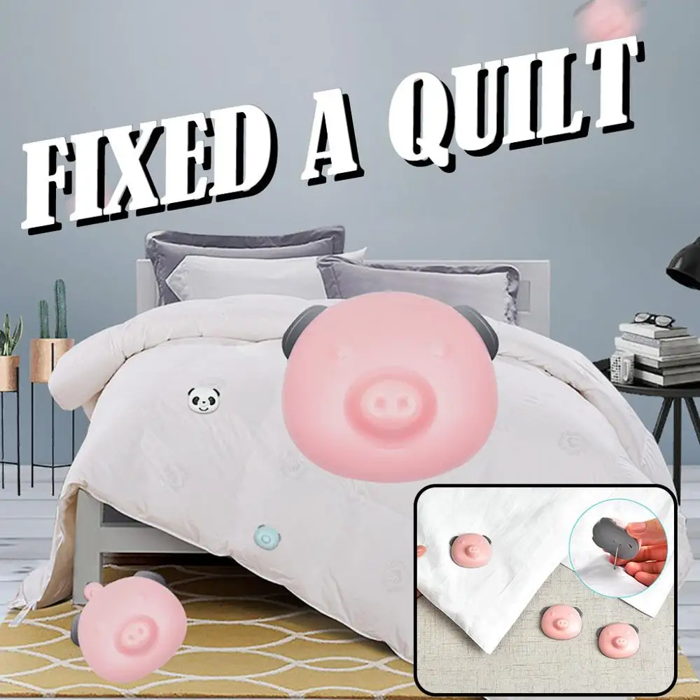 8 шт Стёганое одеяло одеяла Крепежная Скоба одеяло-держатель с защитой от
