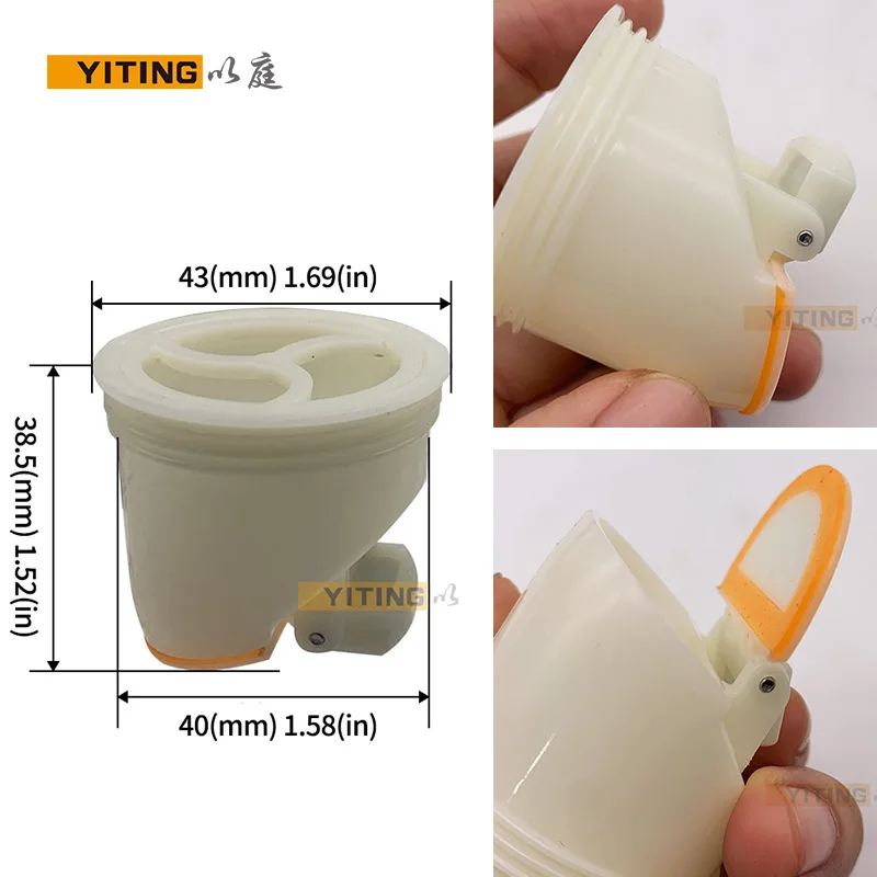 Резьба 42 мм сердечник Слива пола Силиконовое уплотнение запах и анти Блокировка