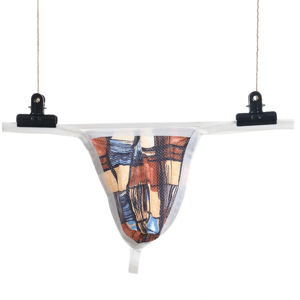 Мужские трусы с низкой посадкой и принтом нижнее белье сексуальные мужские