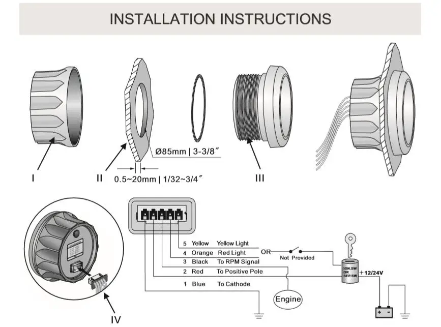 85转速表汽油机说明截图1