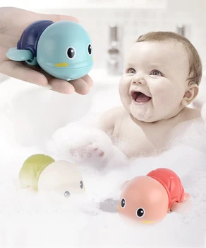 

Cute Cartoon Animal Tortoise Classic Baby Water Toy Infant Swim Turtle Wound-up Chain Clockwork Kids Children Beach Bath Toys