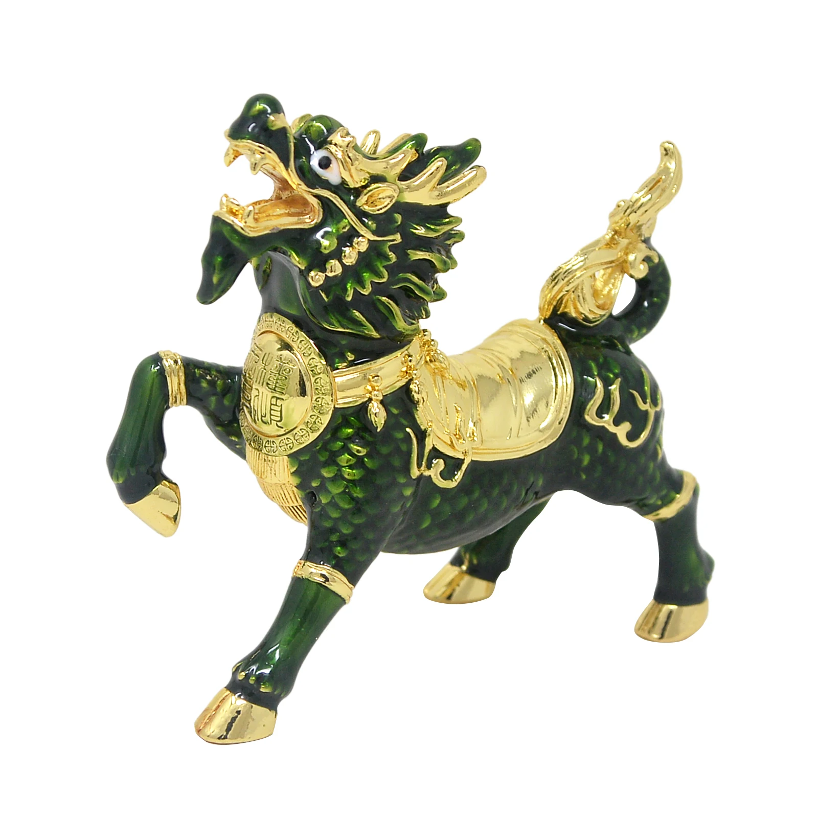 Статуэтка Зеленого дракона (чилинь кайлинь) для рекламы скульптура домашнего