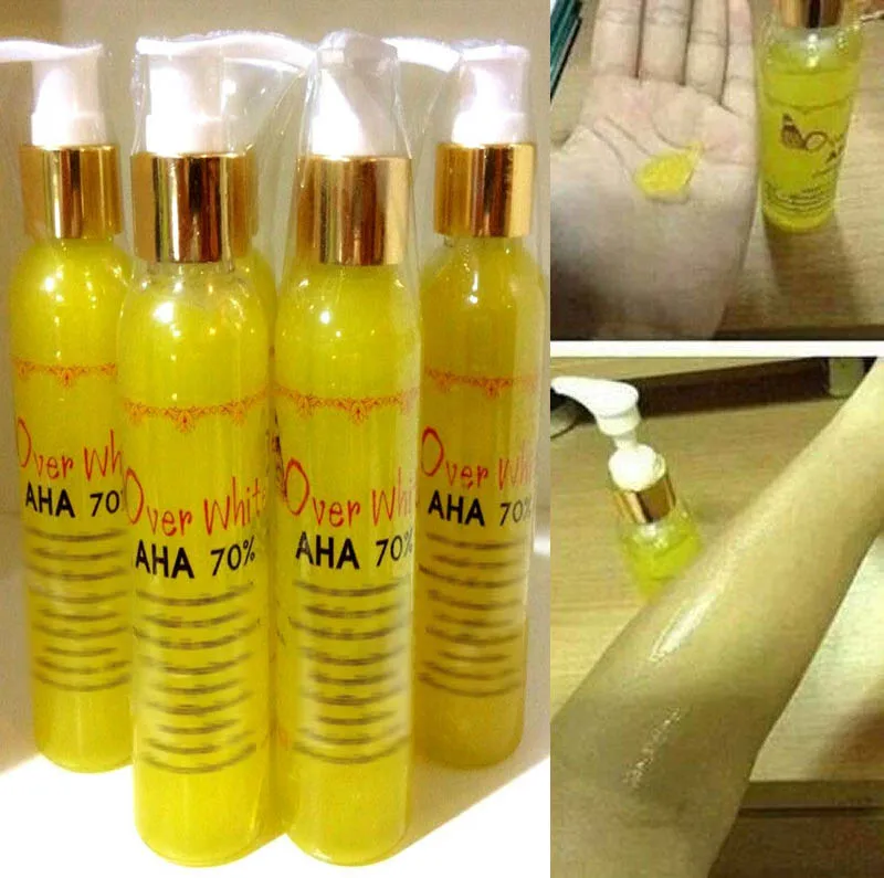 

120ml White AHA 70% Pineapple Body Serum Remove Dark Skin Lightening Bleach