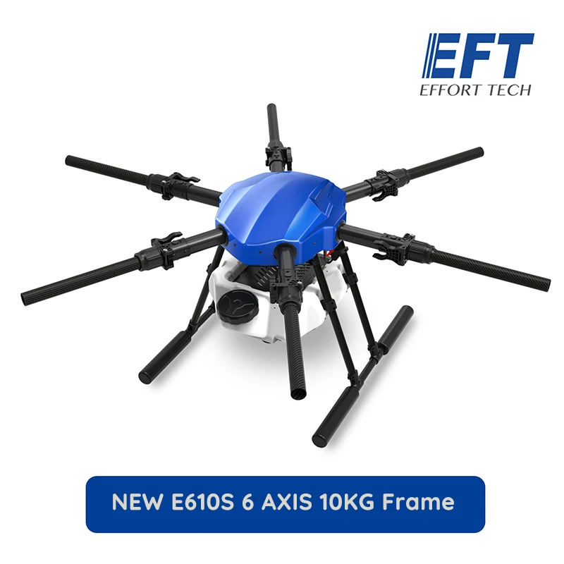 EFT E610S 10 кг 1404 мм Колесная база летная Платформа водонепроницаемый сельскохозяйственный опрыскивающий Дрон 10L - Цвет: Frame tank spary