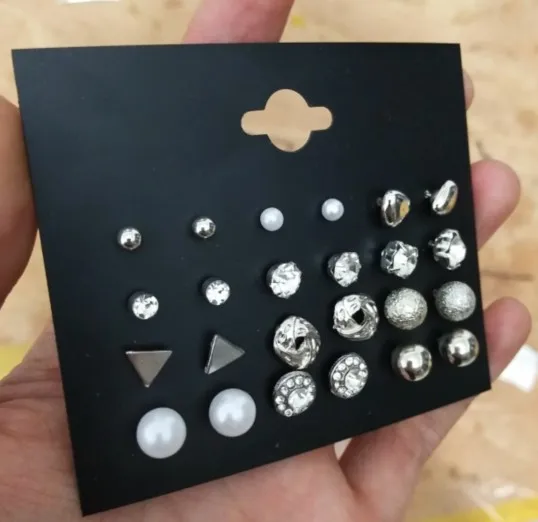 

Amya Jewelry Minimalist Mixed Small Earrings Set Simple Geometric Stud Earrings for Women Girls Tiny Ear Studsen