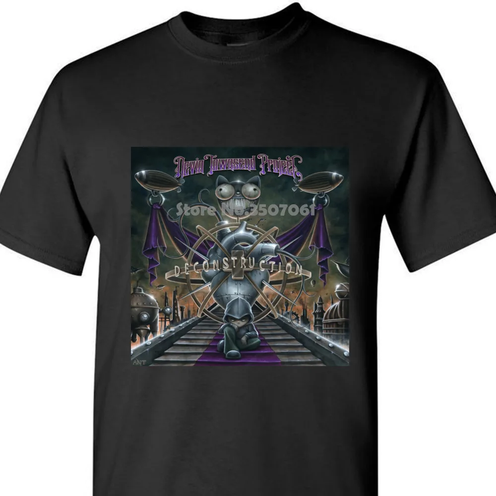 Официальный Devin Townsend Project-Deconstruction T Shirt новый лицензированный группа, товар Новая модная мужская футболка