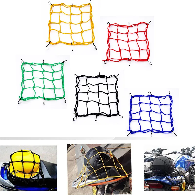 Universal Bungee Cargo Net Motorbike Helmet Mesh Storage Motorcycle