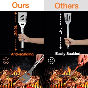 griddle accessories kit;grill utensils set
