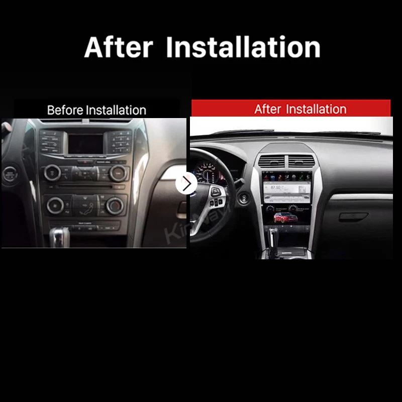 Discount KiriNav Tesla Style Vertical Screen 12.1