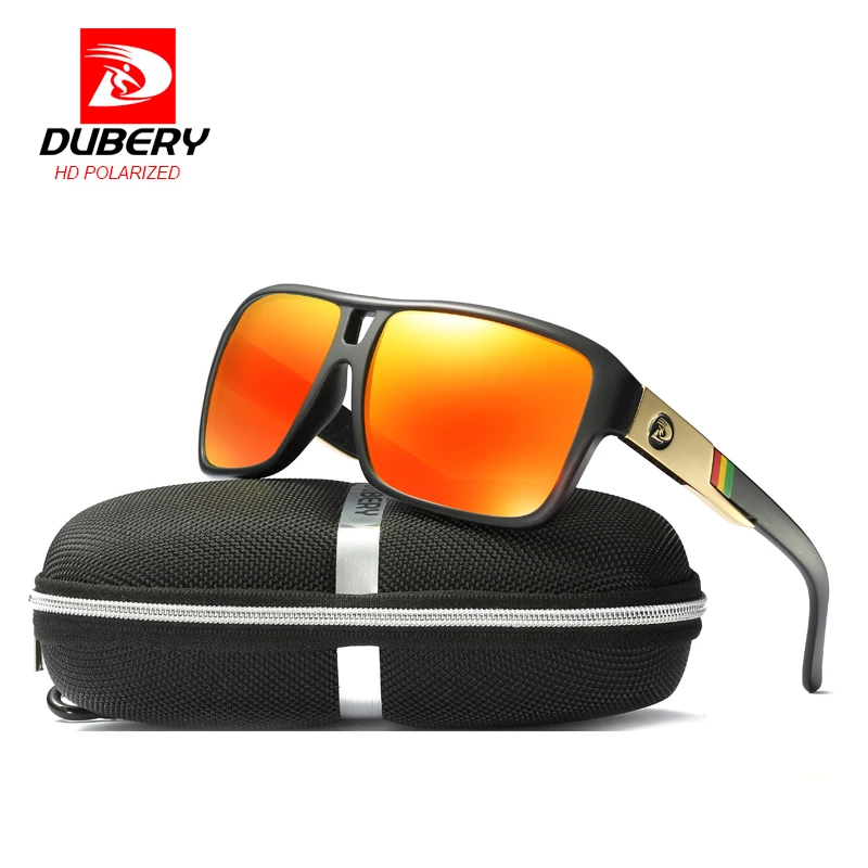DUBERY 2019 мужские поляризованные солнцезащитные очки с драконом для вождения