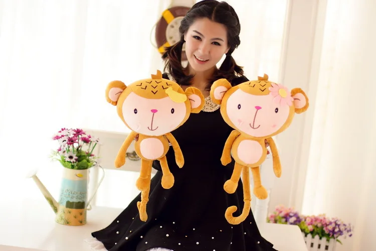 Плюшевые игрушки Love qing lv hou застенчивая обезьяна BAPE дети Фрукты банан обезьяна застенчивая обезьяна