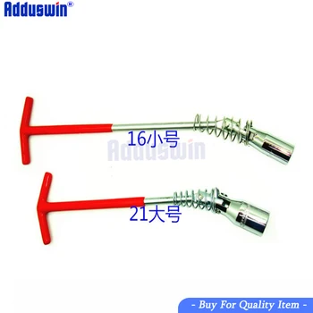 

Free shipping!T-type spark plug socket wrench spark plug Universal type spark plug disassembly tool 16mm and 21mm