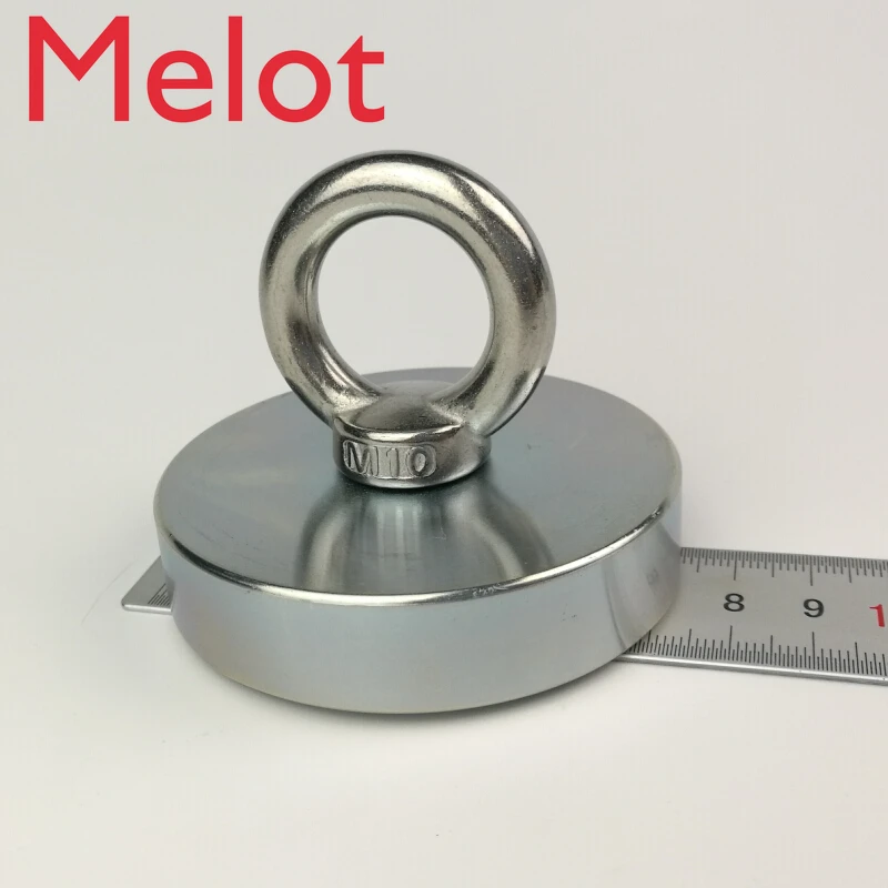 

300KG Single Side Big Strong Magnet Super Powerful Neodymium Magnet Fishing Magnets Magnetic Material Treasure Hunt Imanes