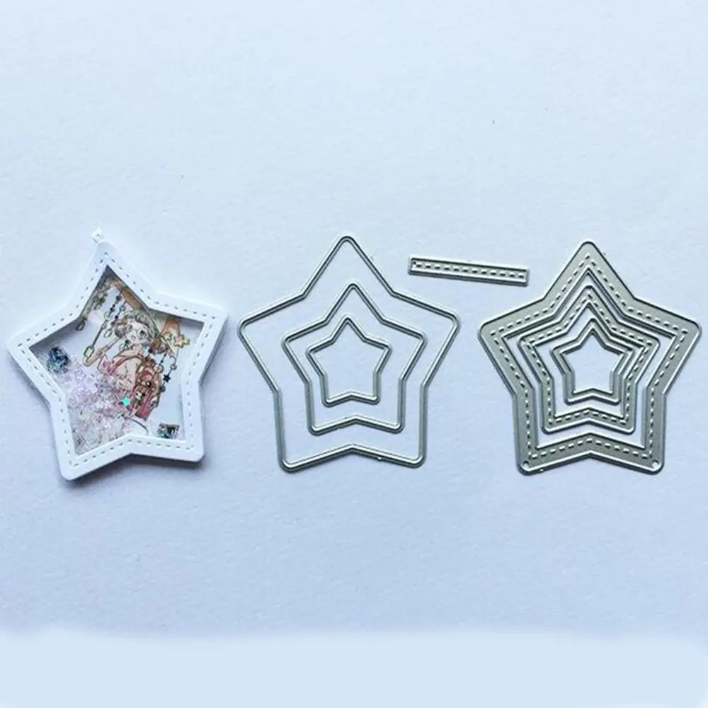 

Stars Shake Card Metal Cutting Dies For Scrapbooking Card Making DIY Die Cuts