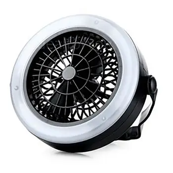 

LumiParty Outdoor Multifunctional Portable Energy-Saving Tent Lights Camping Battery LED Fan Light