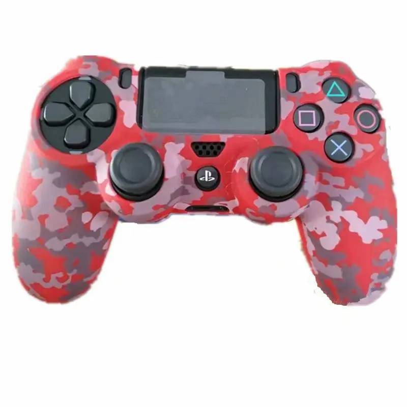 Мягкий резиновый силиконовый джойстик для геймпада, чехол для sony DualShock 4 PlayStation 4 PS 4 Pro, тонкий чехол для контроллера, аксессуар - Цвет: Color H