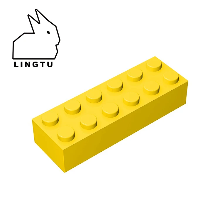 Сайту LINGTU строительный блок для бренд 44237 2456 2x6 кирпич Развивающие детские игрушечные строительные блоки игрушки Nanoblock