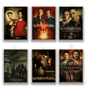 

Home Decoration Supernatural Sam Dean SD retro poster vintage posters Prints Wall Painting high Quality Decor Poster