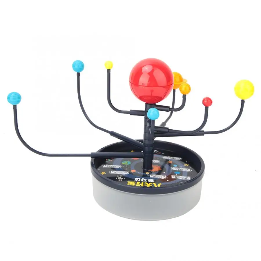 

Cryst Crystal Ball DIY Assembly Planetarium Solar System Eight Planets Model Operating Learning Instrument Glass Ball