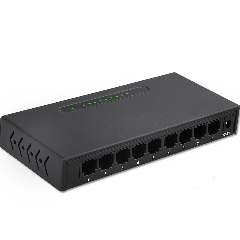 DIEWU icplus 9 портов Lan мегабит 10/100 Мбит/с Ethernet-коммутатор