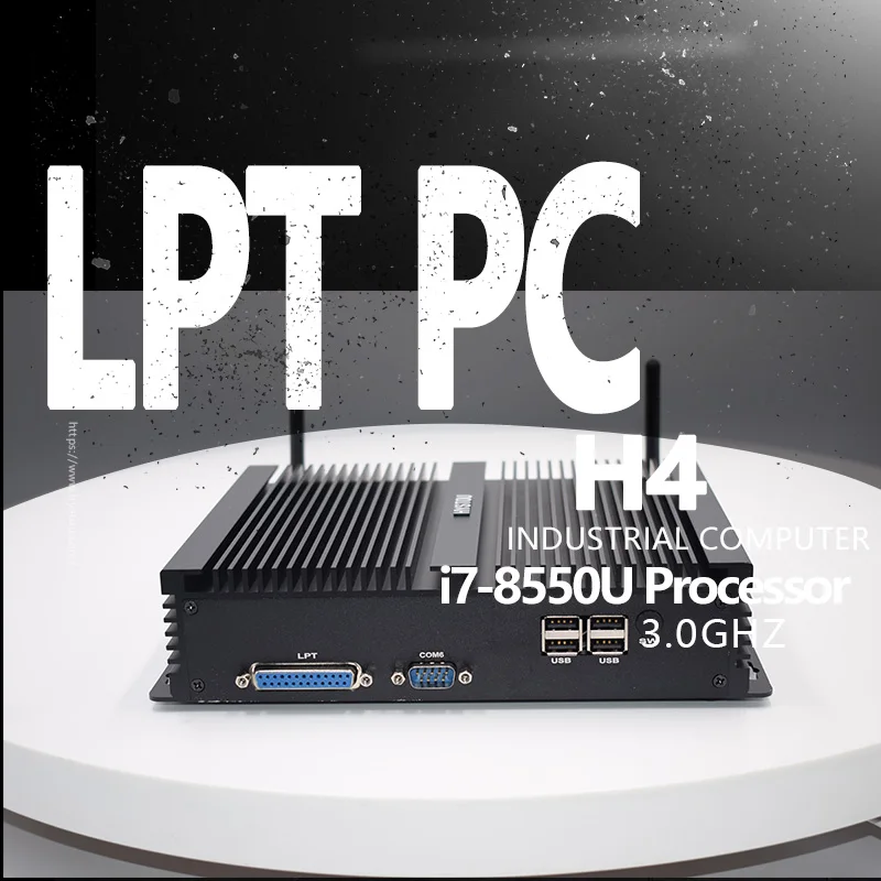 Десктопный промышленный ПК 8 го поколения DDR4 Core i7 8550U мини i5 8250U 2 Intel NUC LAN HDMI DP