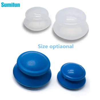 

1PCS Sumifun Vacuum Cupping Cup Silicone Cupping Jar Moisture Absorber Anti Cellulite Family Facial Body Massage Therapy C1234