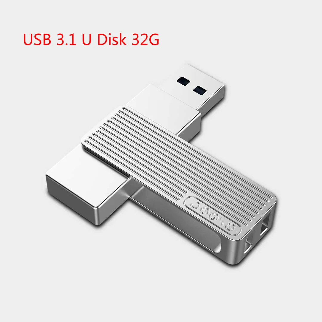 USB type 32G Xiaomi USB 3,1 U накопитель OTG металлический флеш-накопитель с разъемом MFi Lightning/type-C для iPhone 11 Pro/11/XS/X/8/7 - Цвет: USB type 32G