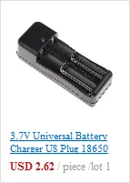 Два слота USB зарядное устройство защита IC Универсальное зарядное устройство для 18650 Li-Ion(без батареи) 3,7 в перезаряжаемый 2 слота