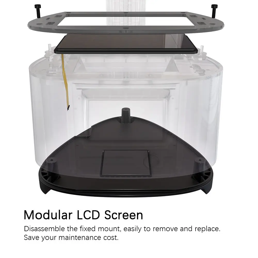 ELFIN Nova3d принтер sla lcd 3D принтер свободный Выравнивающий светильник полимеризация смоляная настольная печать Impresora 3D Прямая поставка