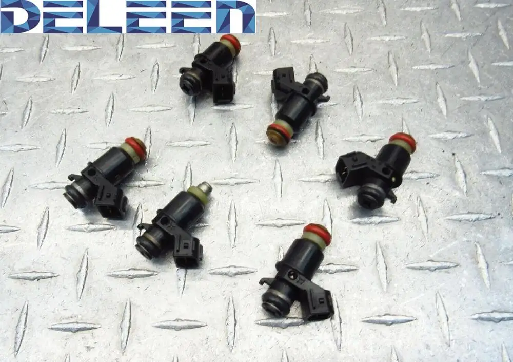 Deleen 6x Fuel Injector H Onda 16450mca013 Gl1800 Gl 1800 Goldwing