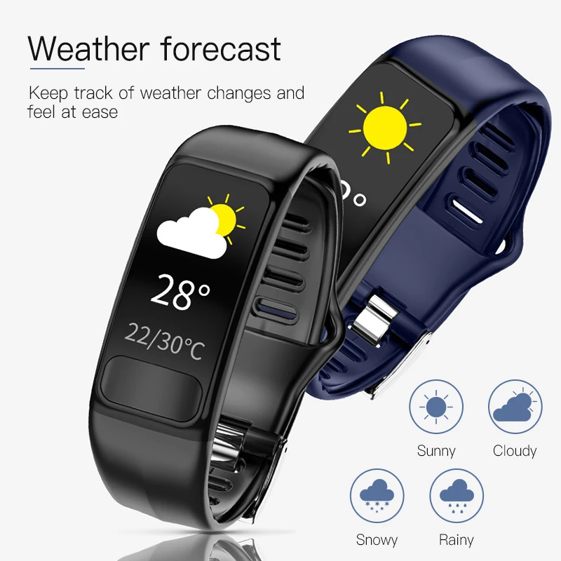  MAFAM P12 ECG Smart band Heart Rate Monitor PPG Smart Bracelet Blood Pressure Clock Waterproof Wris - 4000219678917