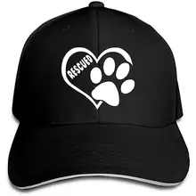 Классический унисекс сердце лапа собаки Дальнобойщик шляпы бейсболка