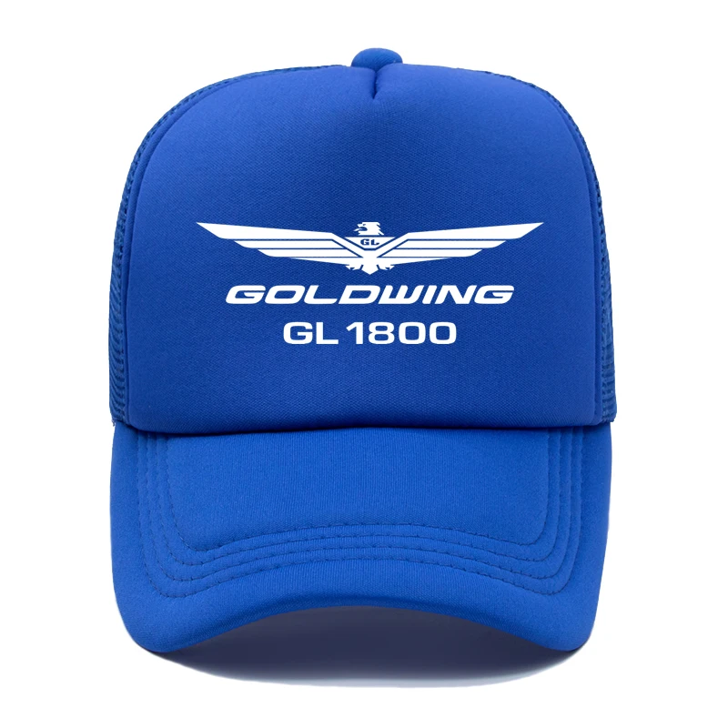 color6 Новая Кепка водителя грузовика s Goldwing GL1800 с принтом "мотоцикл" для взрослых, крутая бейсбольная кепка с сеткой, Кепка водителя грузовика s, Кепка от солнца для мужчин и женщин, регулируемая - Цвет: color6