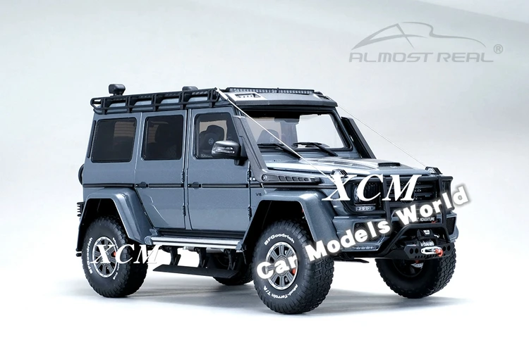 Литая модель автомобиля для почти реального 550 приключений G 500 4x4 1:18(серый)+ маленький подарок