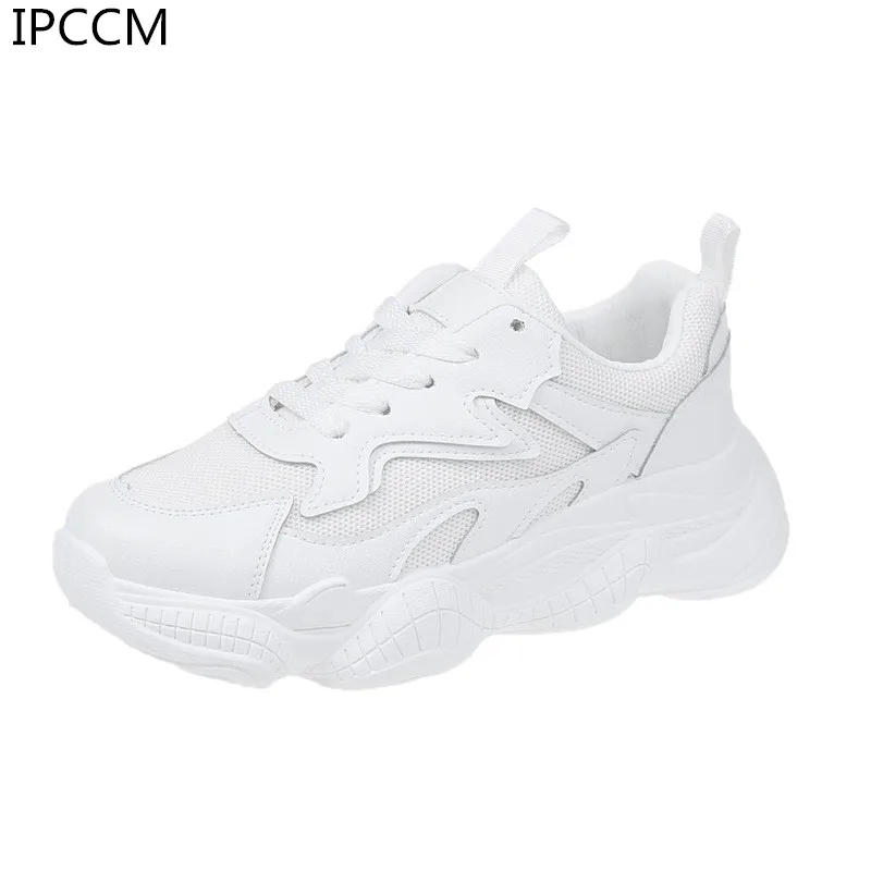 

Super Fire Dad Shoes Female 2019 Spring New Trend Simple Breathable Running Korean Student Decompression Light And Soft