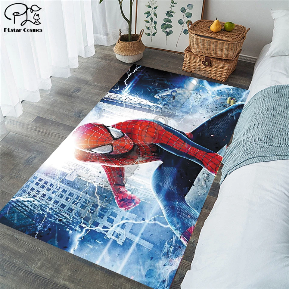 New Superman/Batman/US Captain/The Avenger Carpets Soft Flannel 3D Printed Rugs Mat Rugs Anti-slip Large Rug Carpet-13