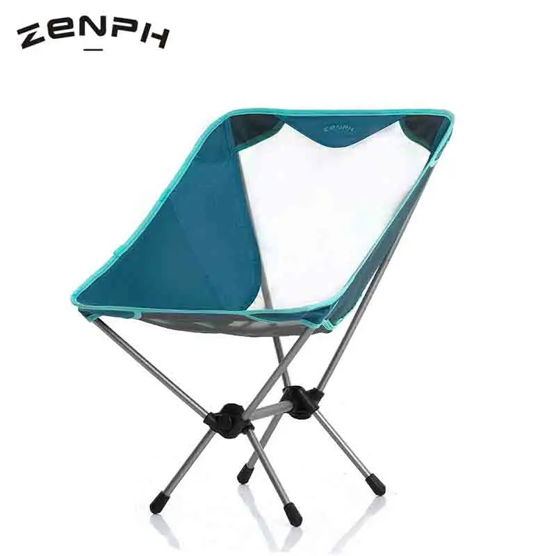 Zenph складной стул для отдыха на природе, рыбалки, барбекю, алюминиевый сплав, ультра-светильник, портативный складной стул для пикника, кемпинга