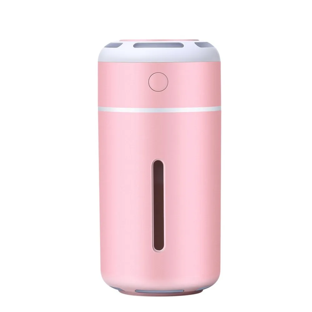 LED Air Humidifier Portable Air Purifier Universal Home Office Oil Purifier Night Light Diffuser Mist Maker Fogger incense hold